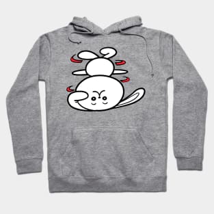 Upside down Turn around Rabbit Hoodie